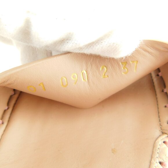 New VALENTINO Rockstud Nude Beige Espadrille Wedge Ankle Strap Sandals 37 - Picture 10 of 10